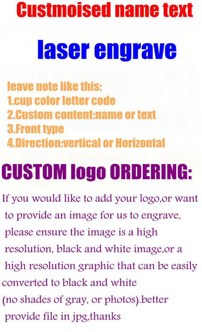 Custom name text logo  laser engraved  Tumbler Cup In Bulk Stainless Steel Double Walled Tumbler