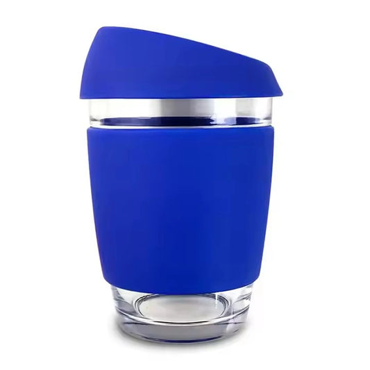 Water Travel Mug Sustainable Glass Reusable Expresso Coffee Cups Travel Purple